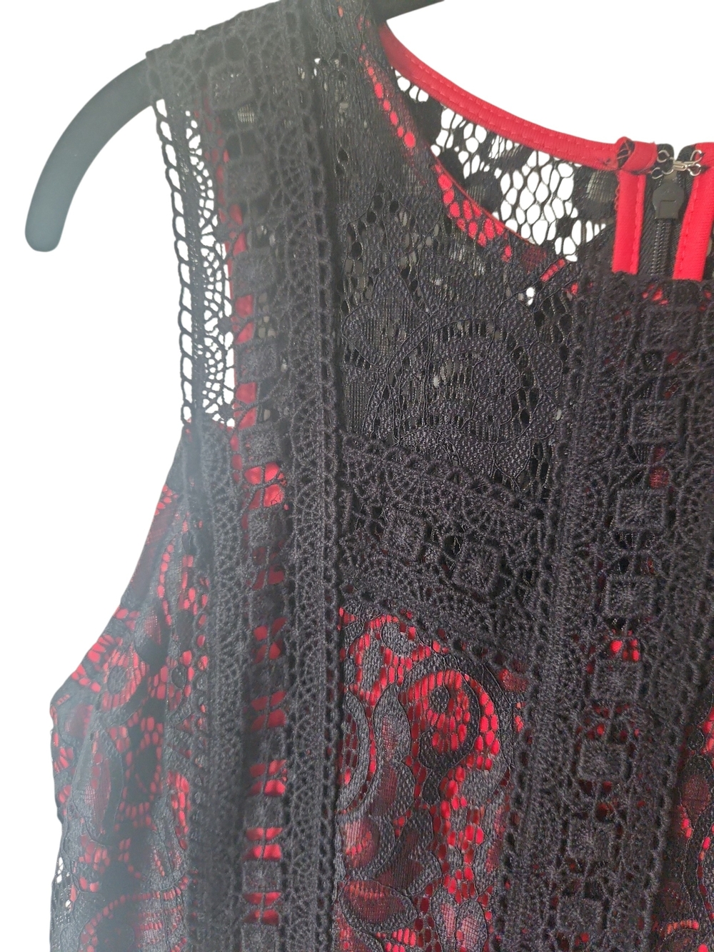 Disney Pixar Coco Black Lace with Red Lining Whimsigoth Sleeveless Dress Size M - Picture 5 of 10